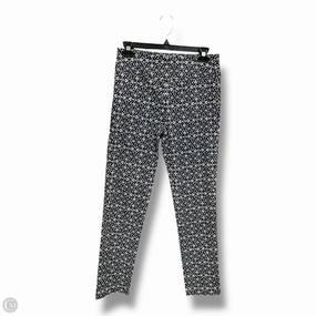 Airport Travel Beginner Level For Teens Breathable Fabric Pants Leggings By Elliott Lauren In Blue & Cream, Size: 4