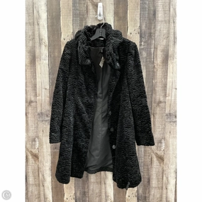 Noise Free Zippers Ergonomic Drape Coat Faux Fur & Sherpa By White House Black Market In Black, Size: S