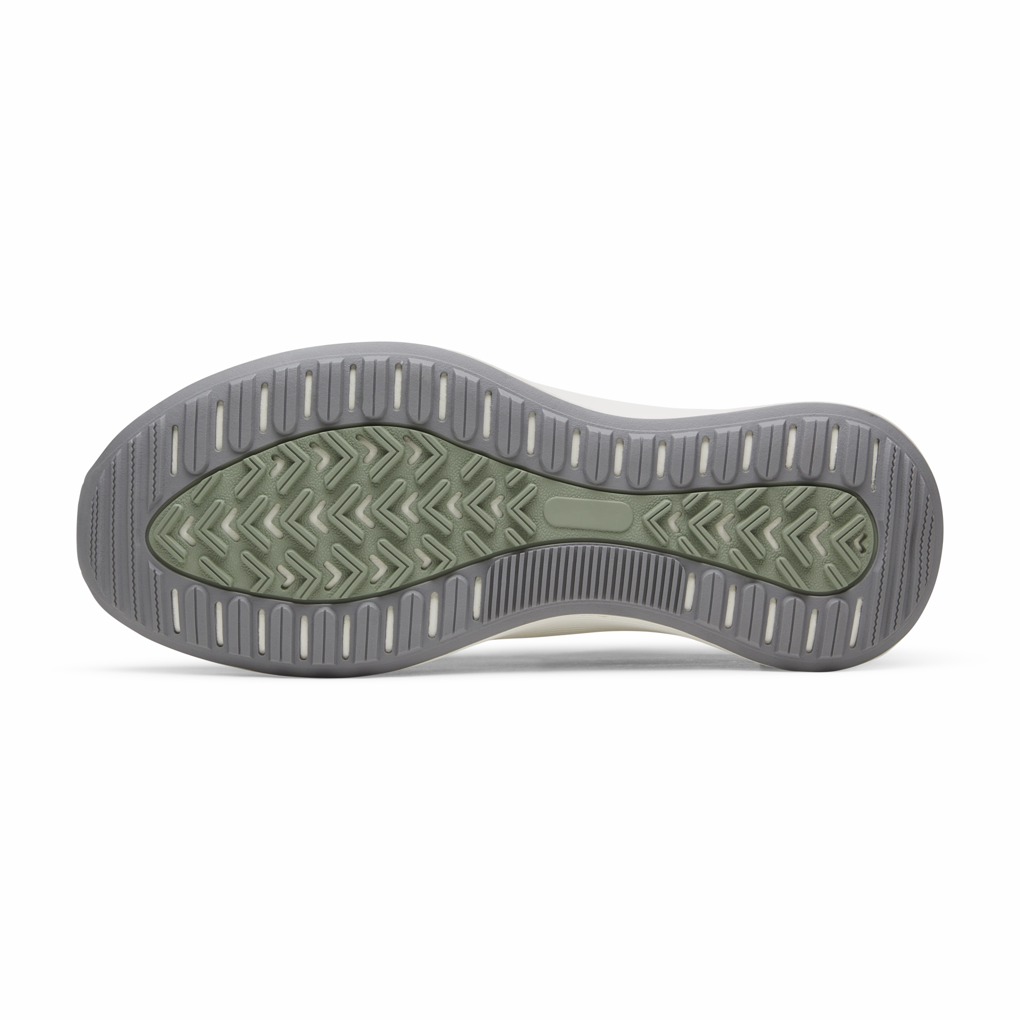 Men's Tree Runner Go - Utility - Blizzard/Hazy Pine (Natural White Sole) Aerated Insole Smooth Surface