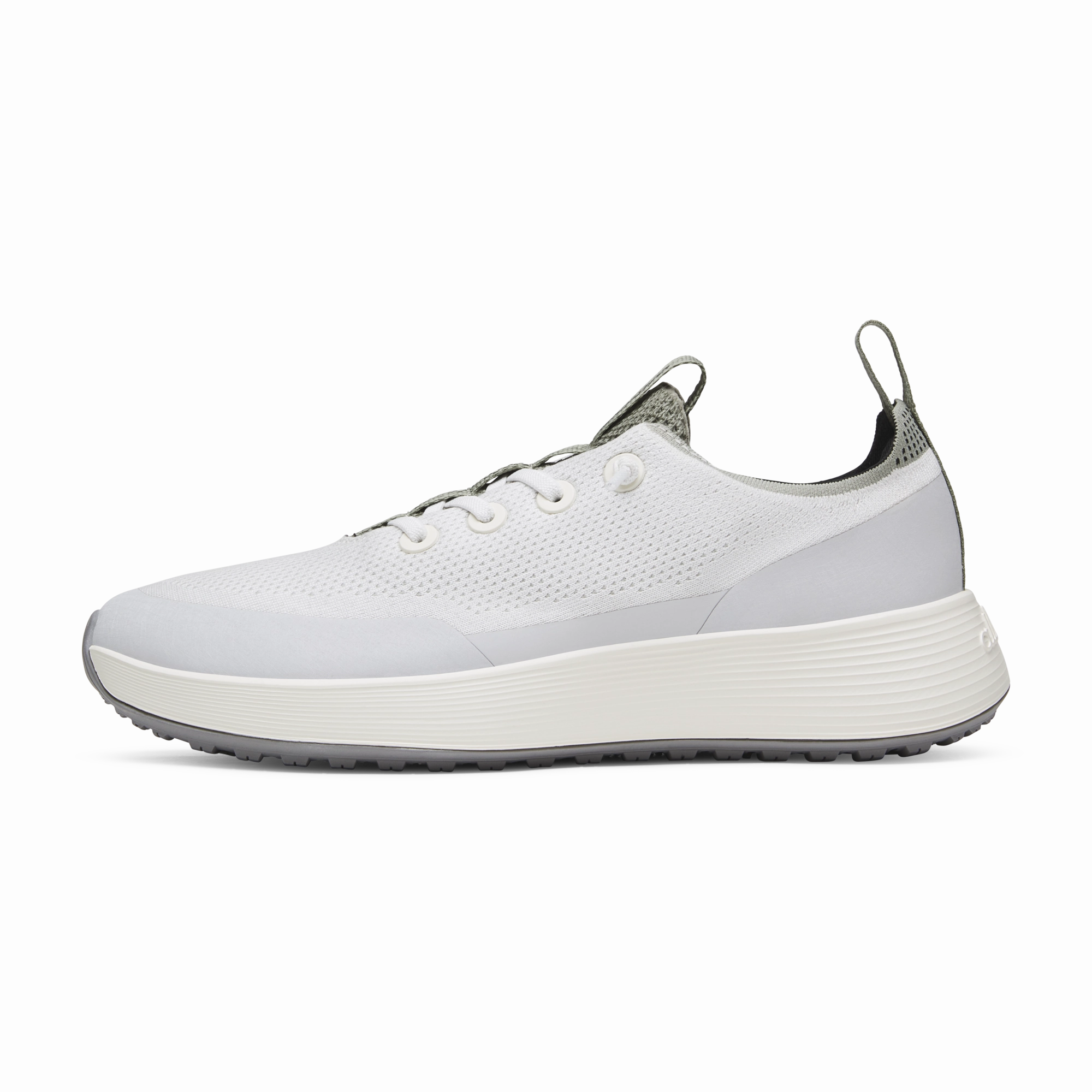 Men's Tree Runner Go - Utility - Blizzard/Hazy Pine (Natural White Sole) Non Marking Soles Stable Motion