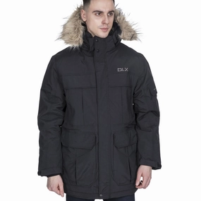 Reflective Detailing WindResistant Coating DLX Mens Highland Waterproof Down Parka Jacket