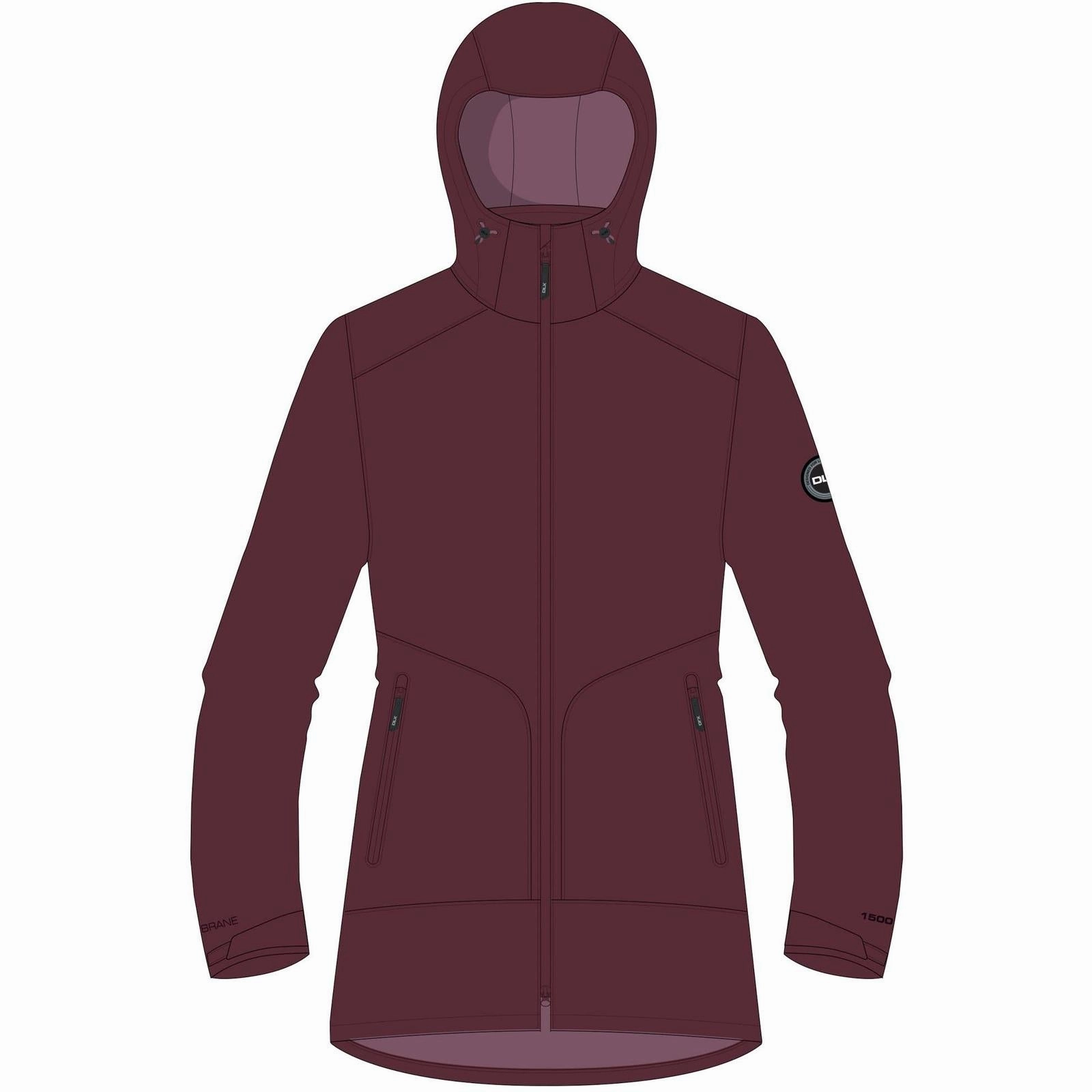 wrinkle free Double Layered DLX Womens Samantha Waterproof Softshell Jacket