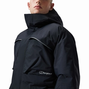Low Profile Fastening Berghaus Mens Hudsonian Parka 2.0 Waterproof Jacket
