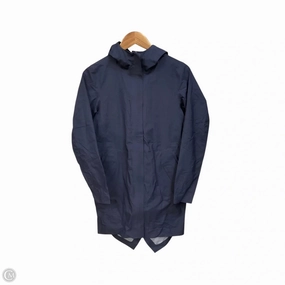 Stretch Cloth Timeless Fit Style Coat Raincoat By Lululemon In Navy, Size: Xs