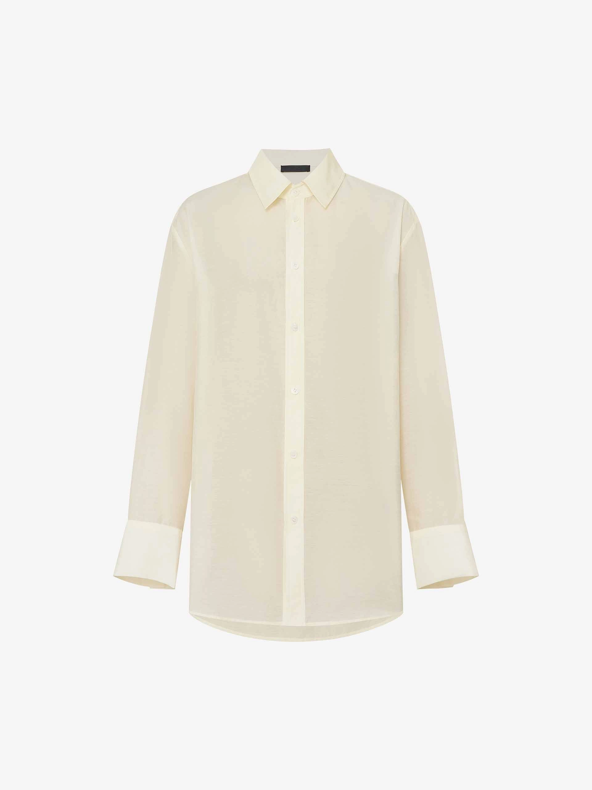 Cotton Silk Lightweight Shirt Reinforced Seams