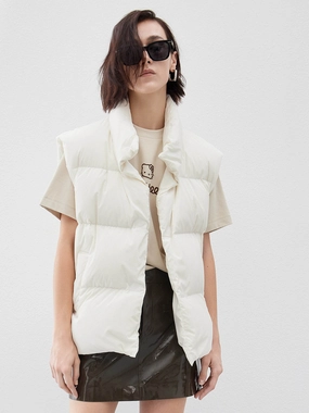 Durable Color Retention Down Feather Quilted Vest