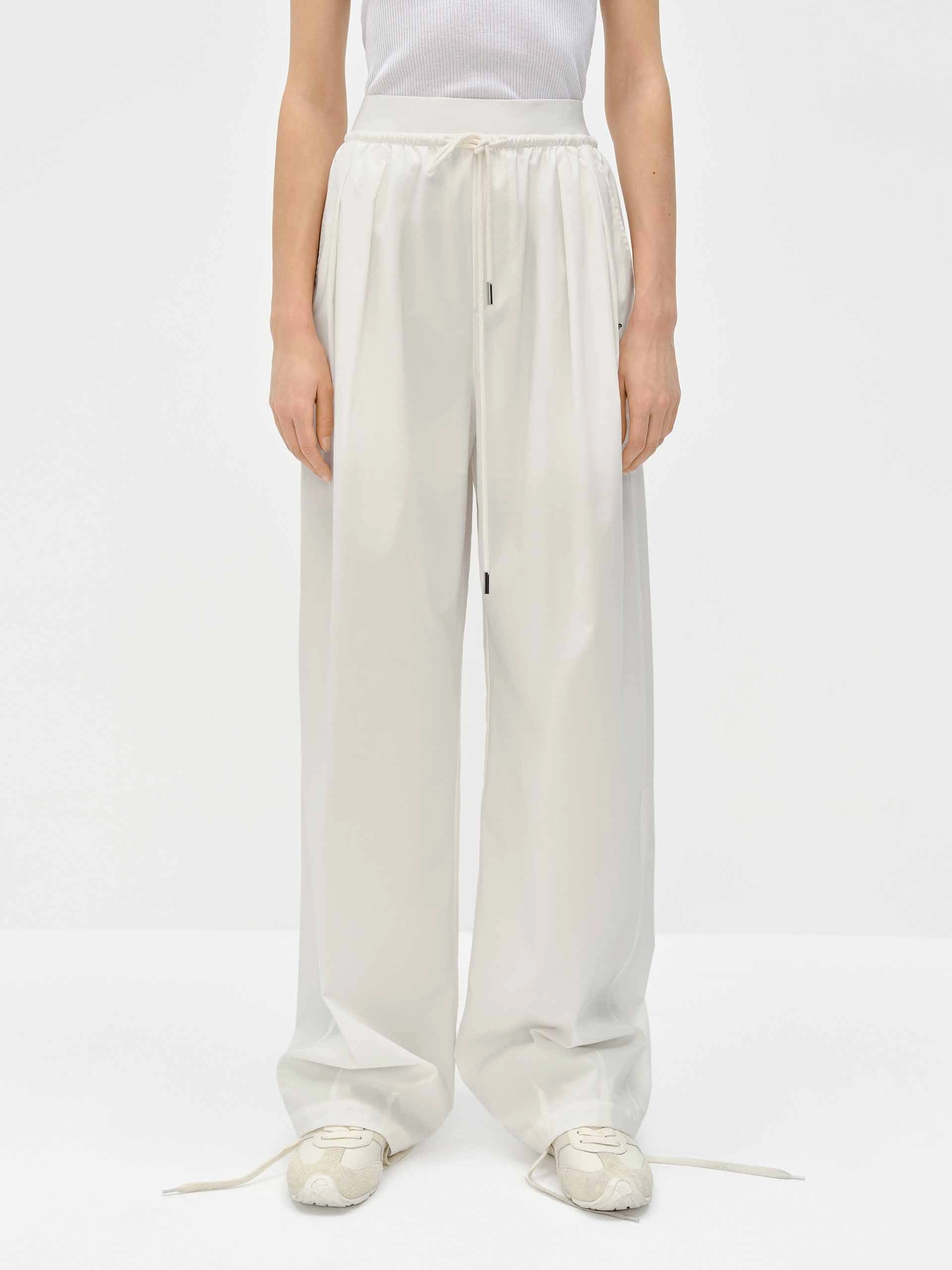 Layer-Friendly Drawstring Logo Pants