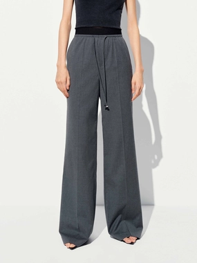 Drawstring Side Pockets Trousers windproof