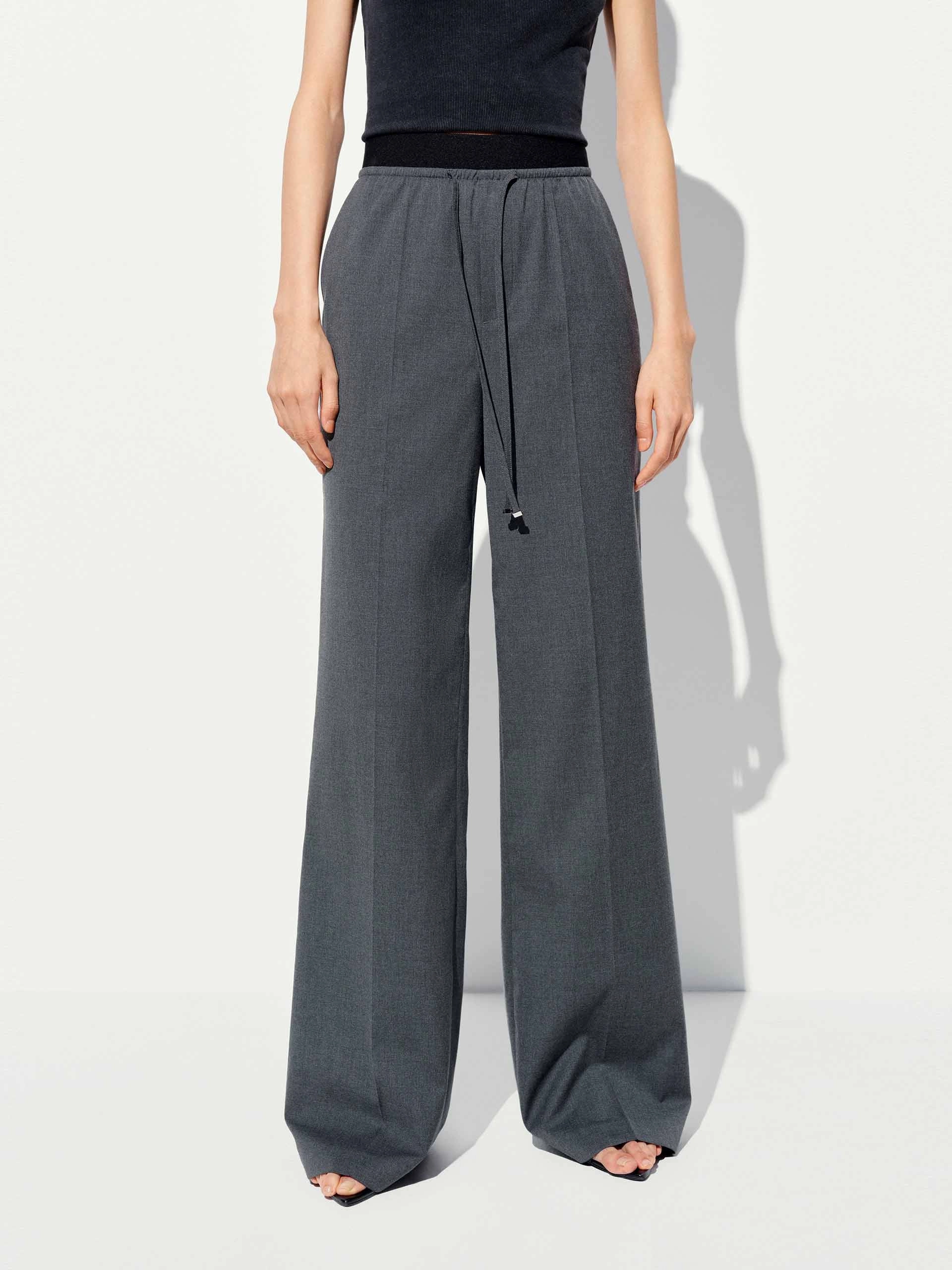 Drawstring Side Pockets Trousers windproof