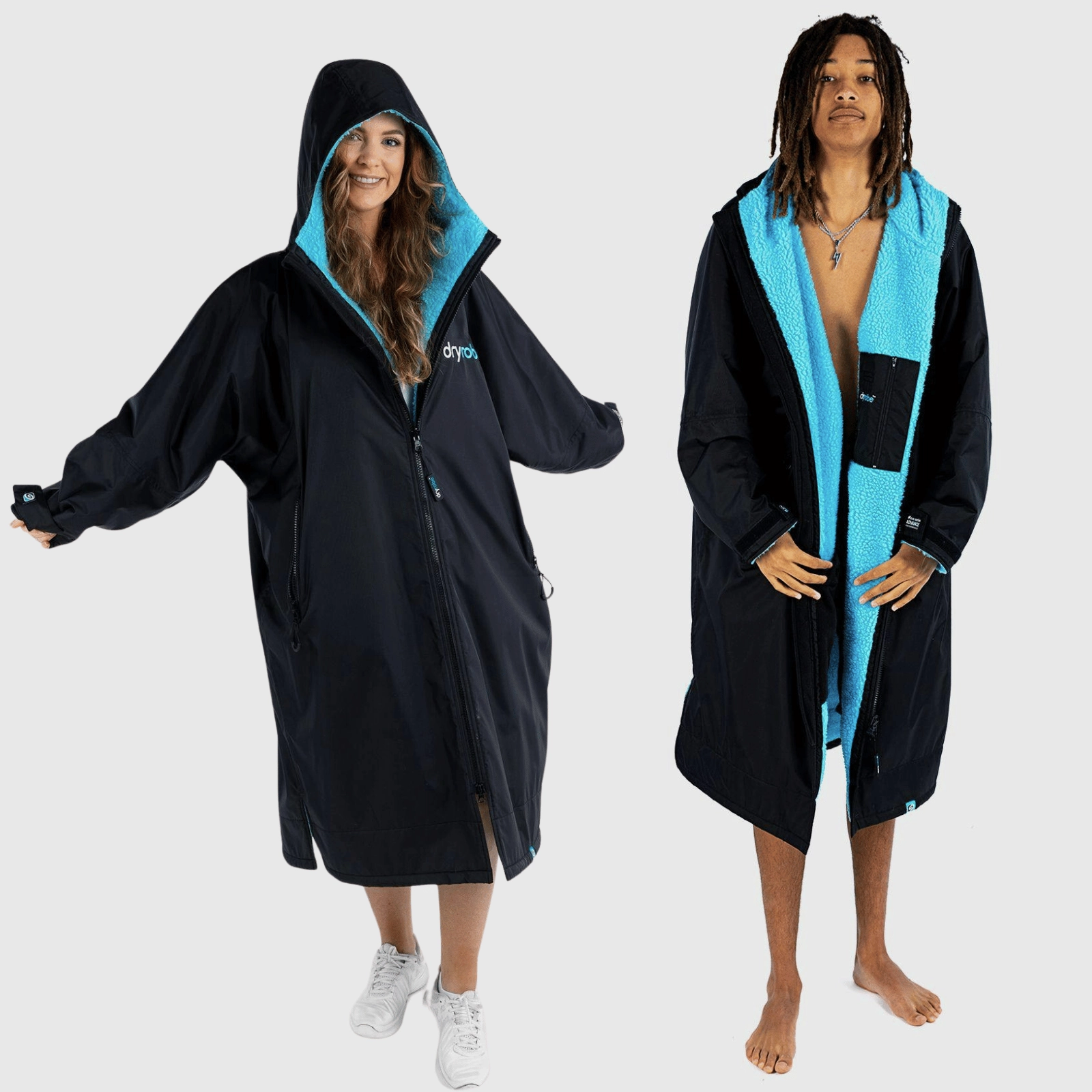 Weekend Ready Eco Friendly Dye dryrobe Advance Long Sleeve Changing Robe