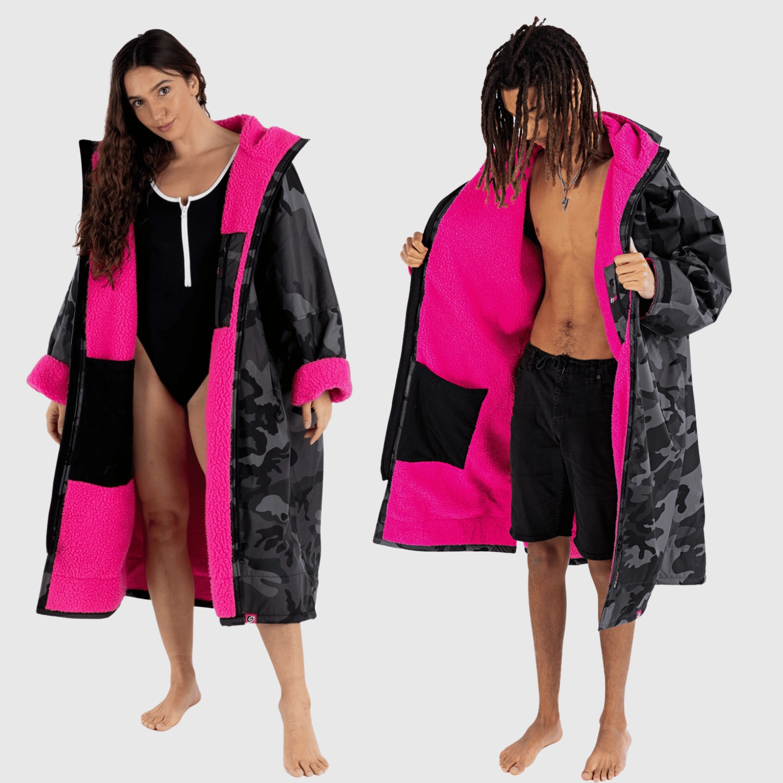 Travel Wardrobe Hooded Versatile Design dryrobe Advance Long Sleeve Changing Robe