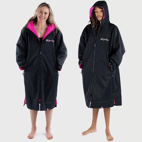 dryrobe Advance Long Sleeve Changing Robe Flexible Zipper Guards Nylon Cover