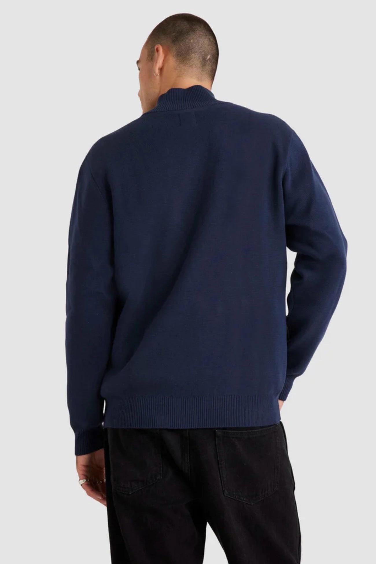 Weekend Ready Look Duke Quarter Zip Moody Blue