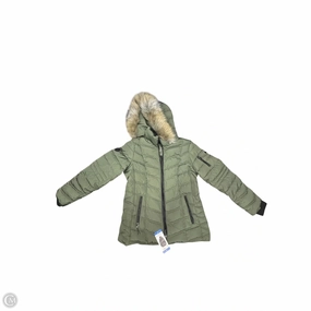 Seamless Shoulder Construction Coat Puffer & Quilted By Nautica In Green, Size: L