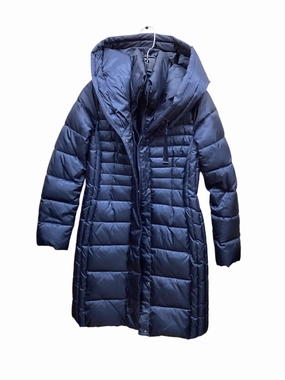 Weatherproof Technology Coat Puffer & Quilted By Tahari By Arthur Levine In Navy, Size: Xs