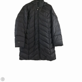 Coat Puffer & Quilted By Eddie Bauer In Black, Size: L Flatlock Seam Construction