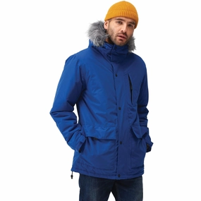 Rubberized Trims Regatta Mens Salinger IV Waterproof Parka Jacket