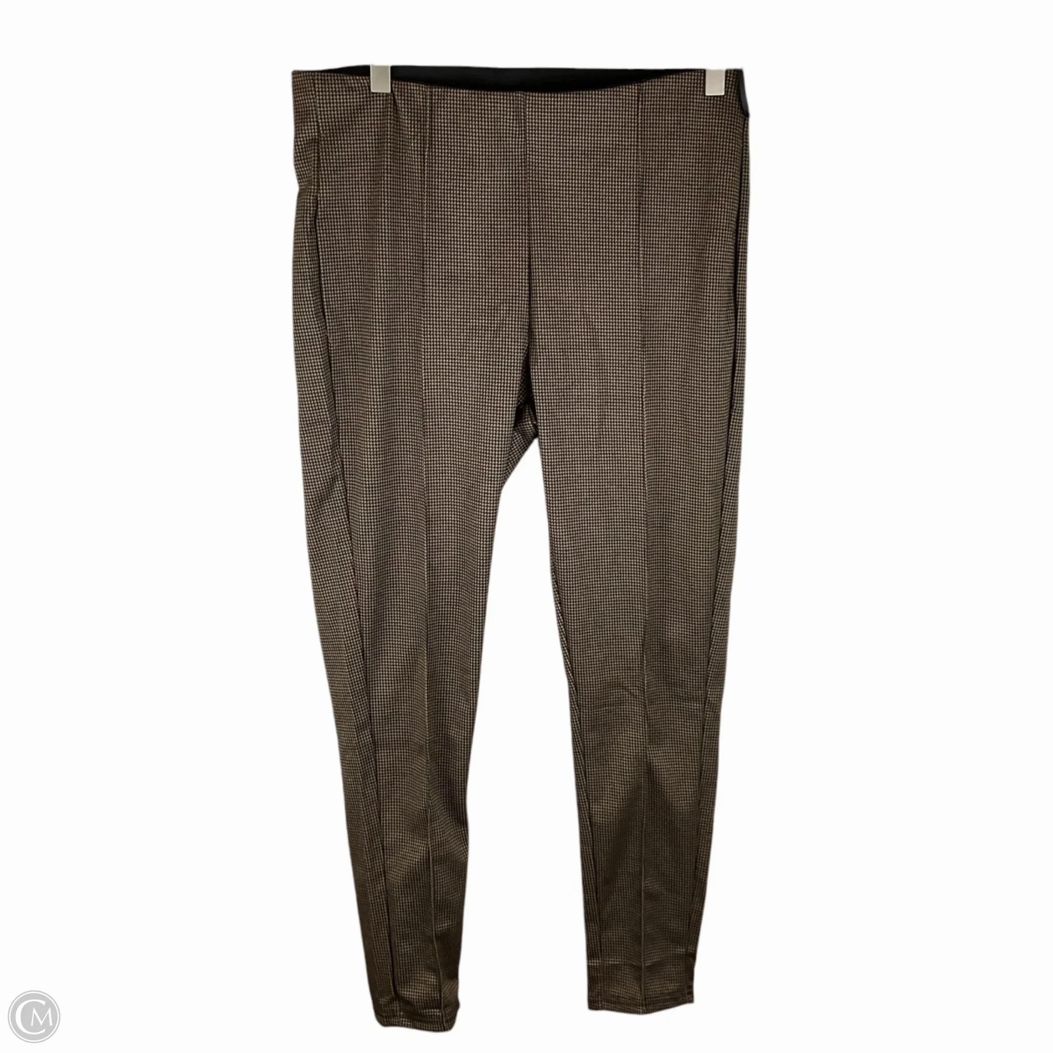 Dry Fit Pants Leggings By Cmf In Brown, Size: 1x