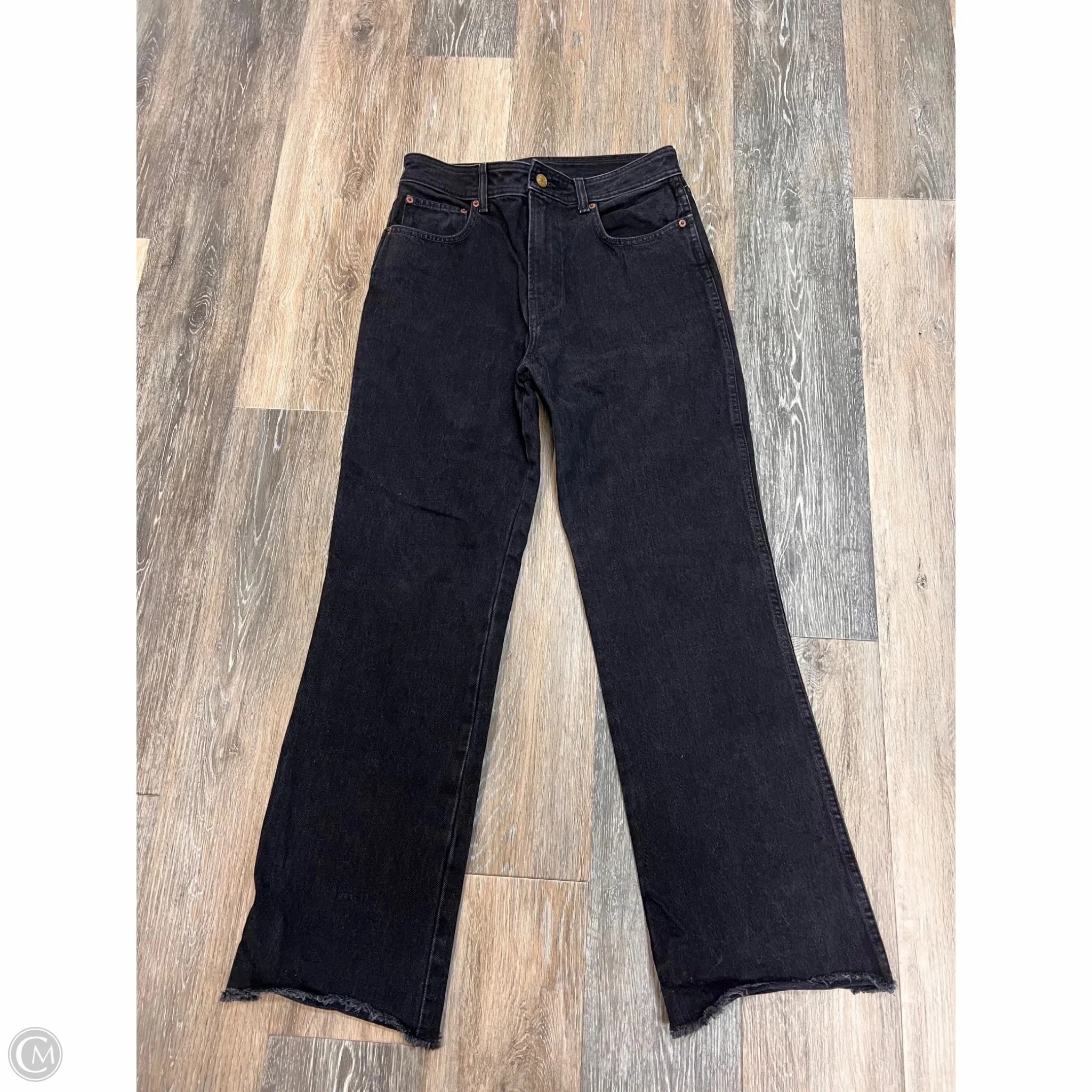 Shopping Day Outdoor Enthusiast Jeans Straight Designer By B. Sides In Black Denim, Size: 2/26