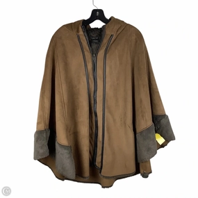 Coat Faux Fur & Sherpa By Cmc In Brown, Size: Xl Flexible Waistband Neutral palette