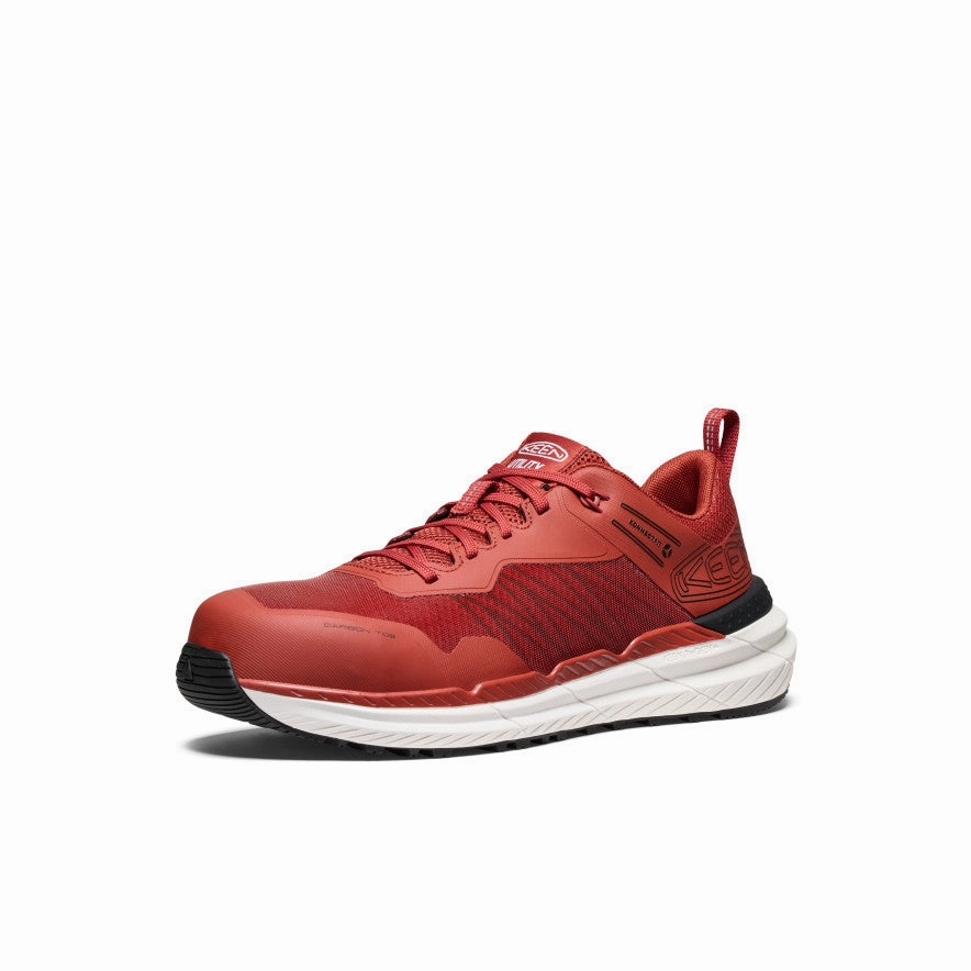 Men's Speedworks Work Sneaker (Carbon Toe)  |  Red Ochre/Black Feather Light Work From Home