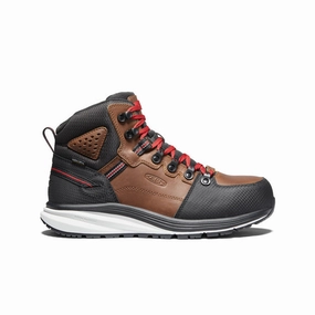Smooth Form Men's Red Hook Waterproof Boot (Carbon Toe)  |  Tobacco/Black