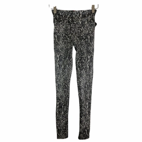 Buttery Soft Slim Fit Wear Pants Leggings By Spanx In Snakeskin Print, Size: Xs