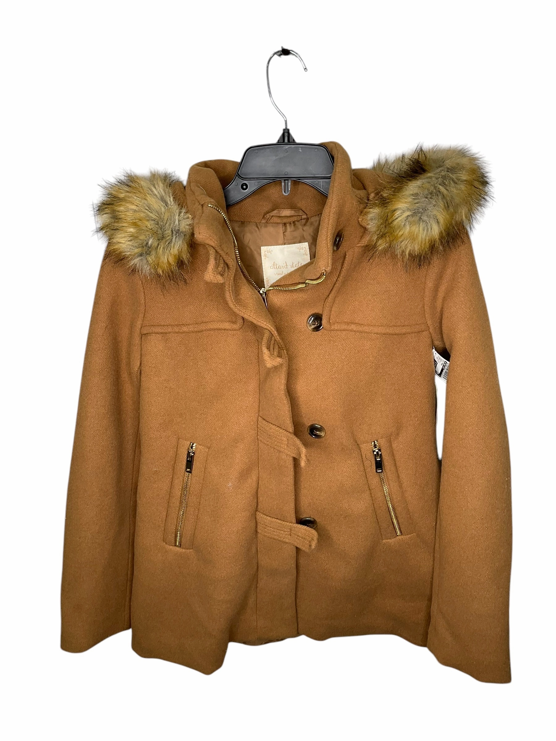 Coat Parka By Altard State In Brown, Size: Xs Kangaroo Pocket Advanced Wickability System