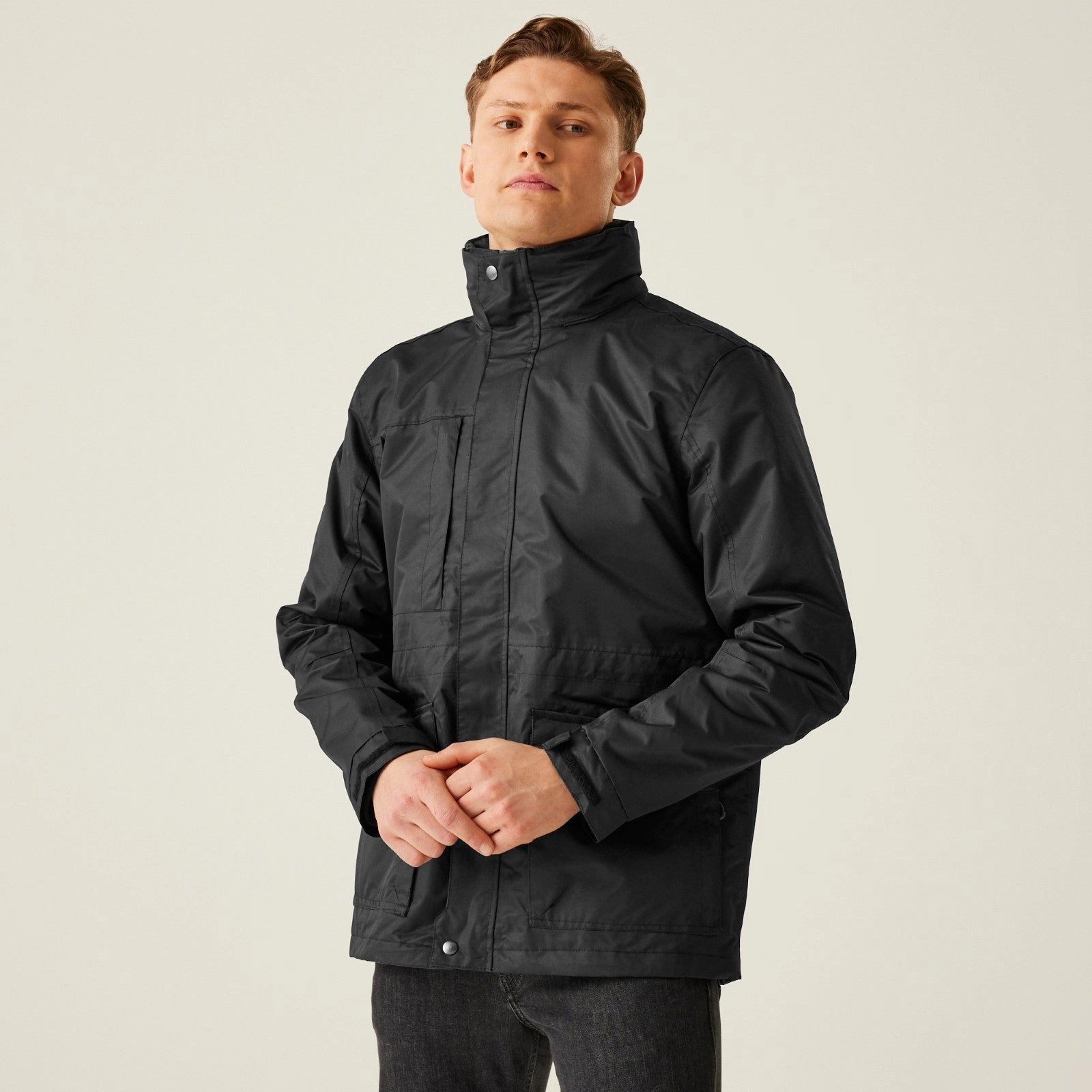Regatta Professional Mens Benson III Waterproof Jacket Tagless Neckline Design