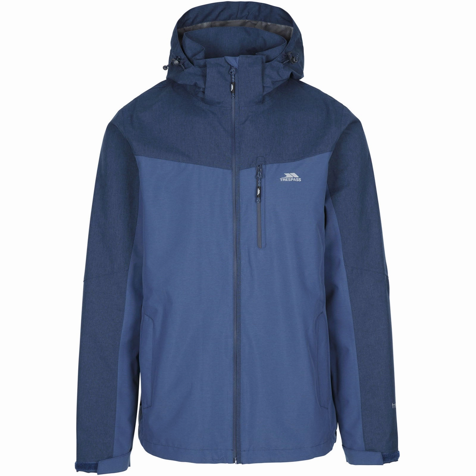 Trespass Mens Marlow Hooded Waterproof 5000m Outdoor Walking Hiking Jacket Coat Durable Double Stitching