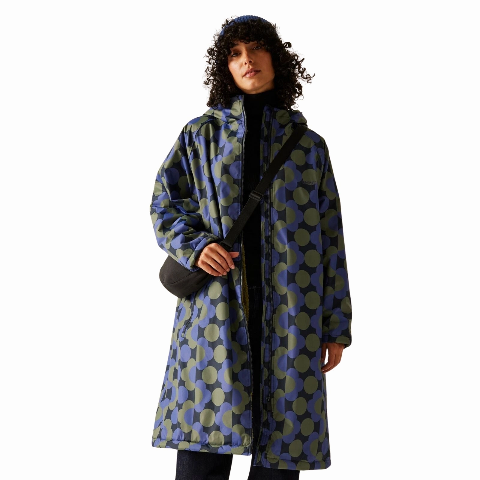 Heat Guard Regatta Womens Orla Kiely Waterproof Fleece Lined Changing Robe