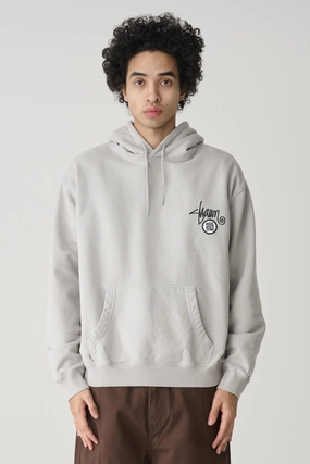 Shawn Dot Hood Washed Grey Comfy Fit