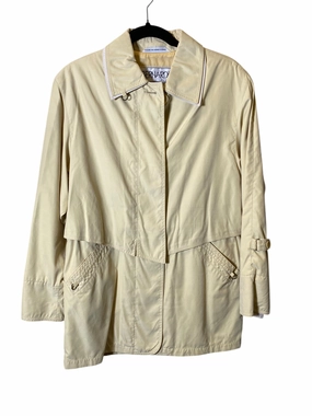 ReflectiveTrimDetails Coat Other By Bernardo In Yellow, Size: S