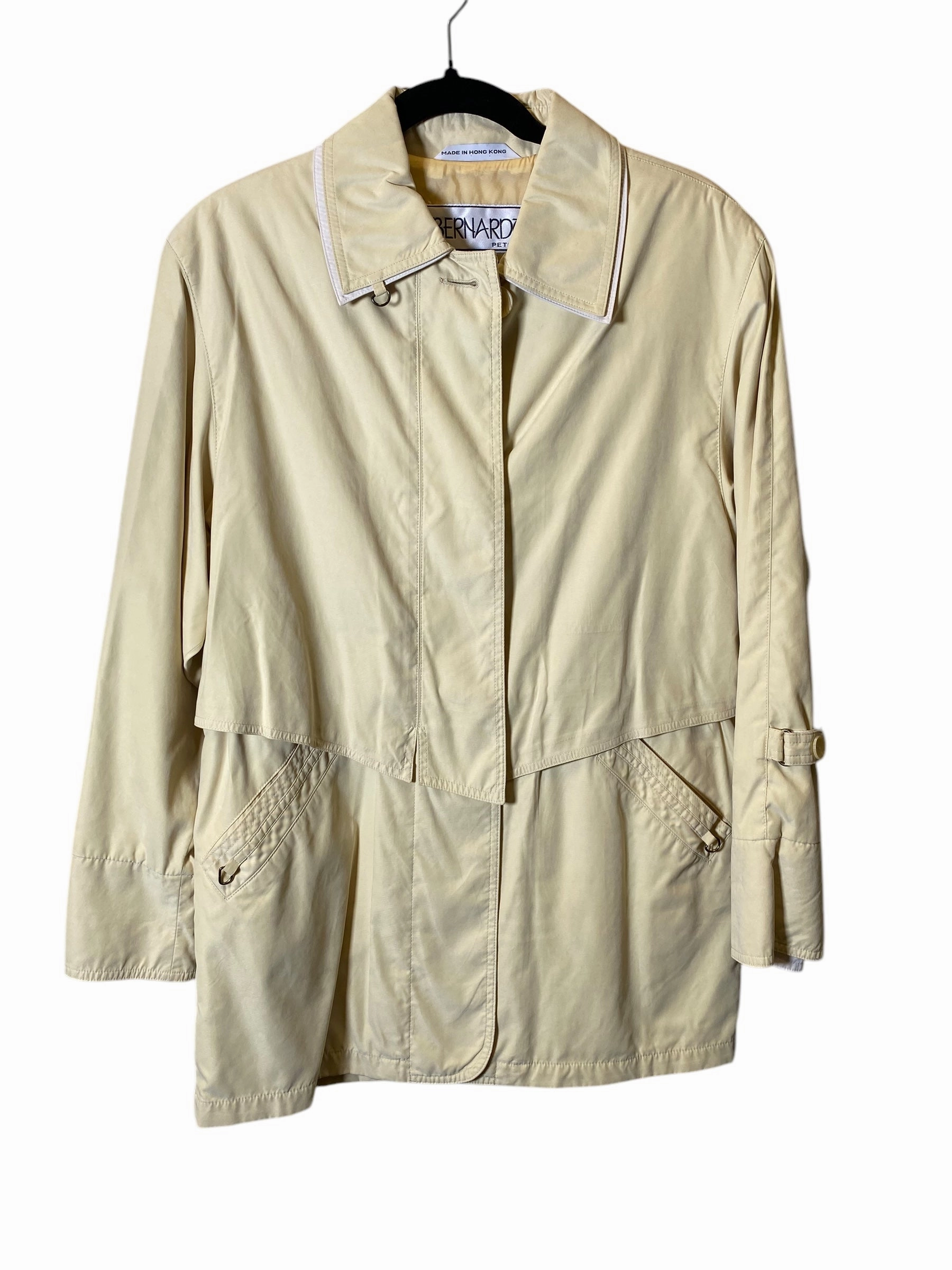 ReflectiveTrimDetails Coat Other By Bernardo In Yellow, Size: S