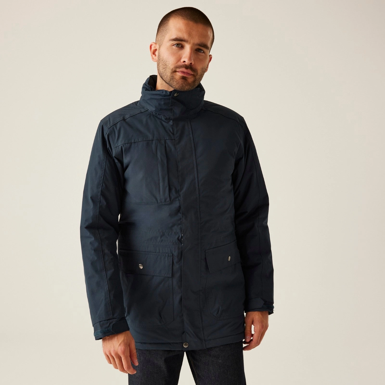 Regatta Professional Mens Darby III Insulated Parka Jacket Soft Comfort Design Ventilation System