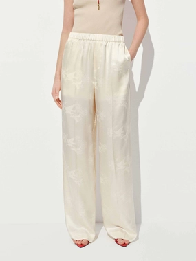 High Mobility Elasticated Waistband Jacquard Trousers