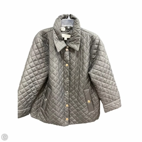 Foldable Shoulder Straps Coat Puffer & Quilted By Anne Klein In Black, Size: Xl
