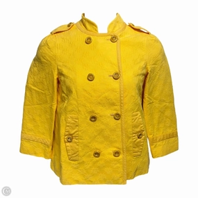 Coat Designer By Marc By Marc Jacobs In Yellow, Size: M Cold Day Look wrinkle free finish