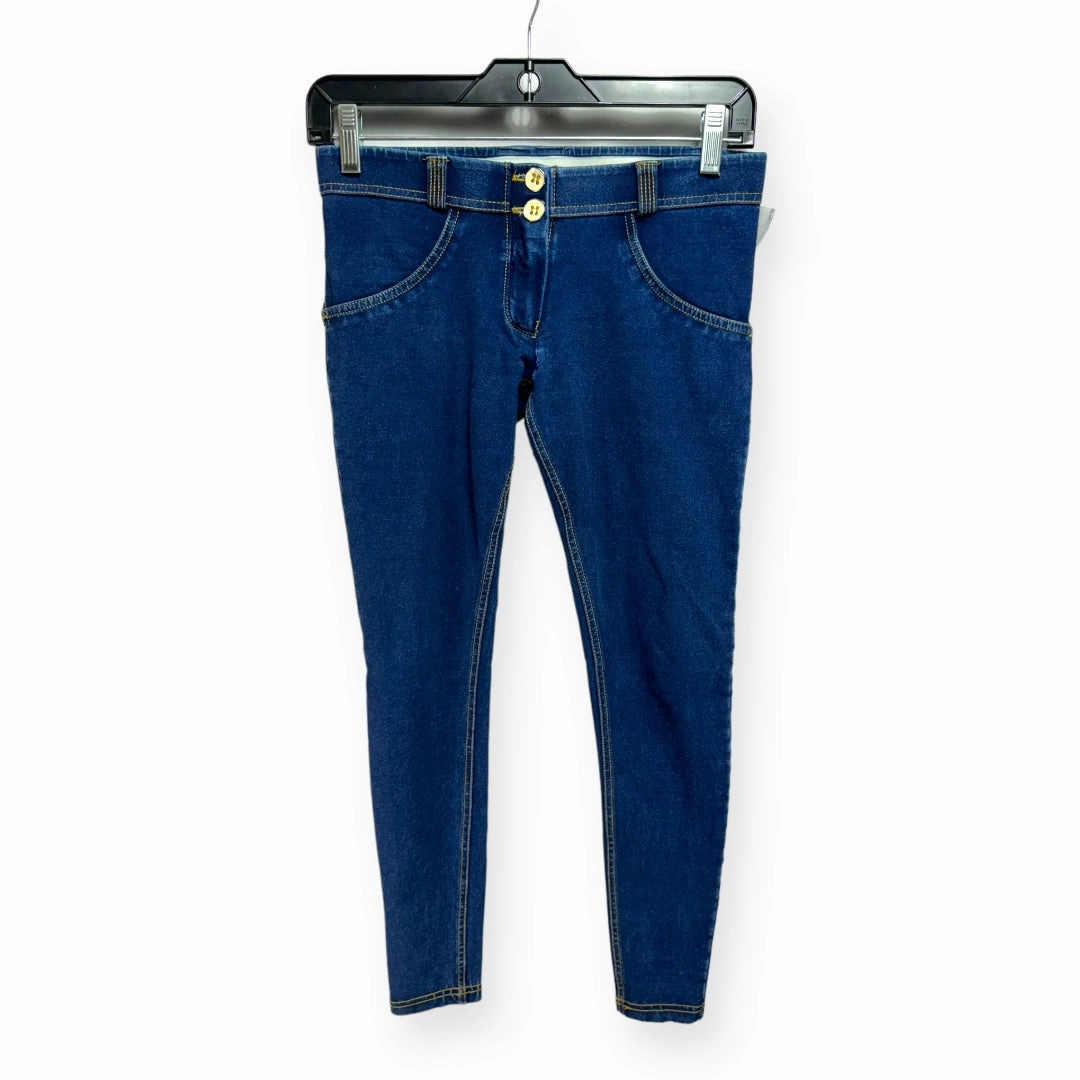 Modern Fit Blue Denim Pants Leggings Freddy, Size 2