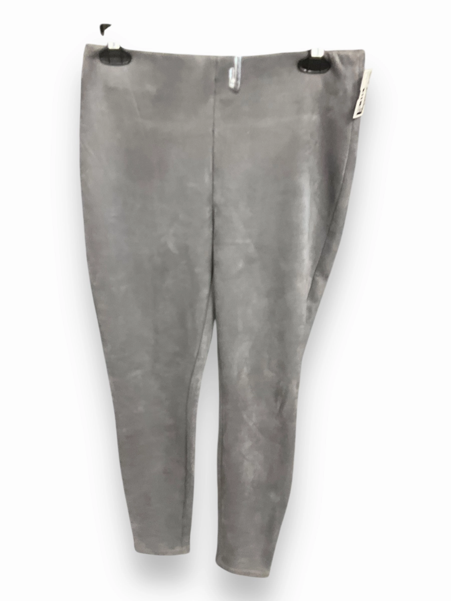 Pants Leggings By Chicos In Grey, Size: 4 Maximum Comfort Lightweight Design