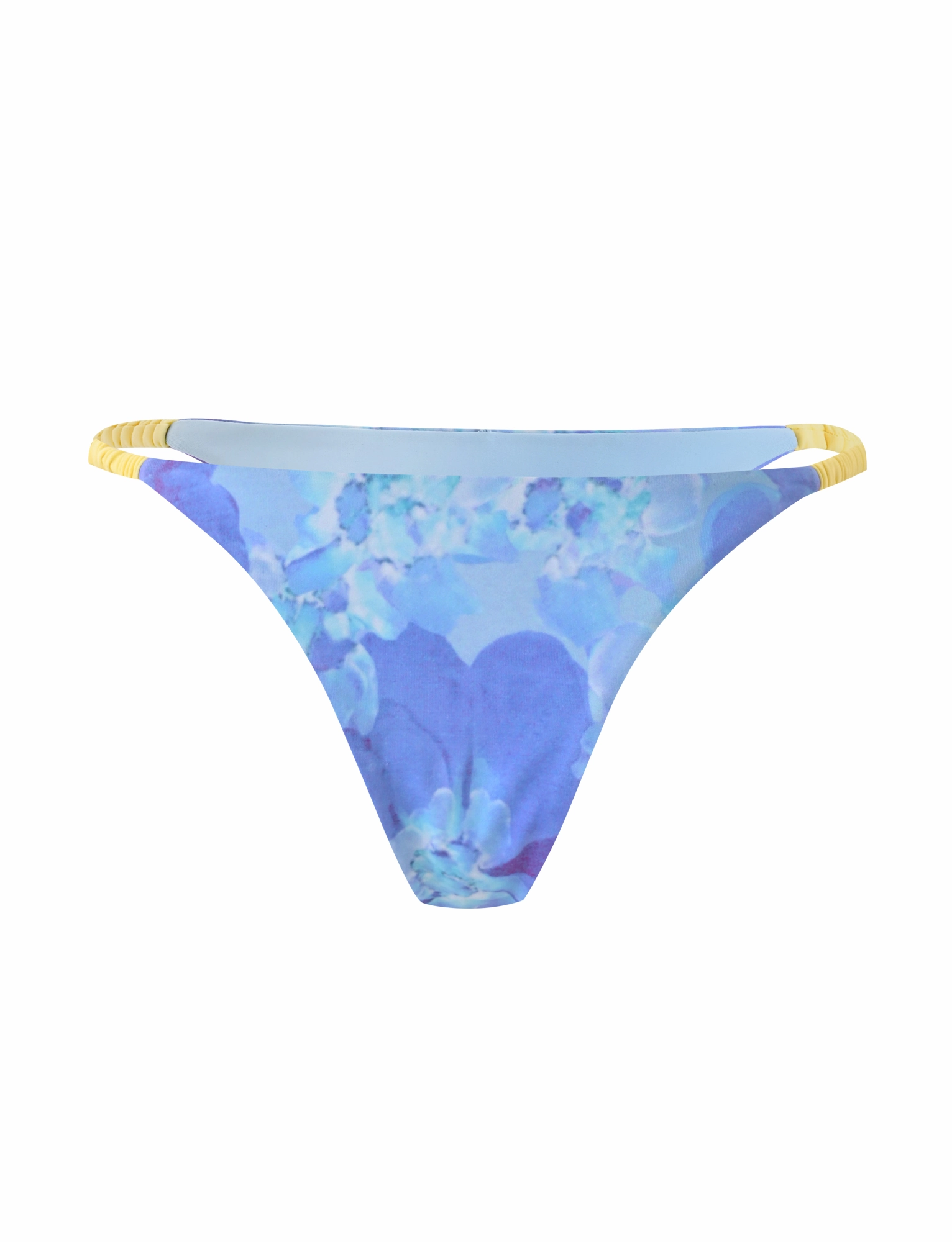 Effortless Style EMBERLAIN BIKINI BOTTOM - BLUE MACRO FLORAL