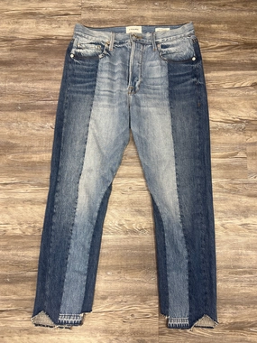 Parent Style Trend Setter Blue Denim Jeans Designer Frame, Size 4