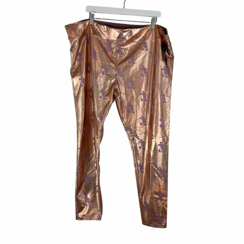 Relaxed Wear Cozy Basics Pants Leggings By Disney Store In Gold & Purple, Size: 2x