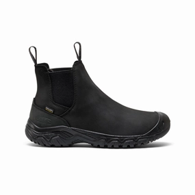 Eco Material Cold Climate Men's Anchorage IV Waterproof Boot  |  Black/Black