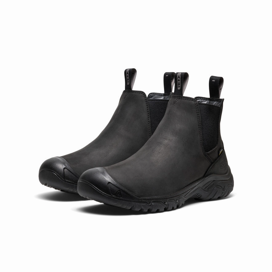 Men's Anchorage IV Waterproof Boot  |  Black/Black Slip-On Style