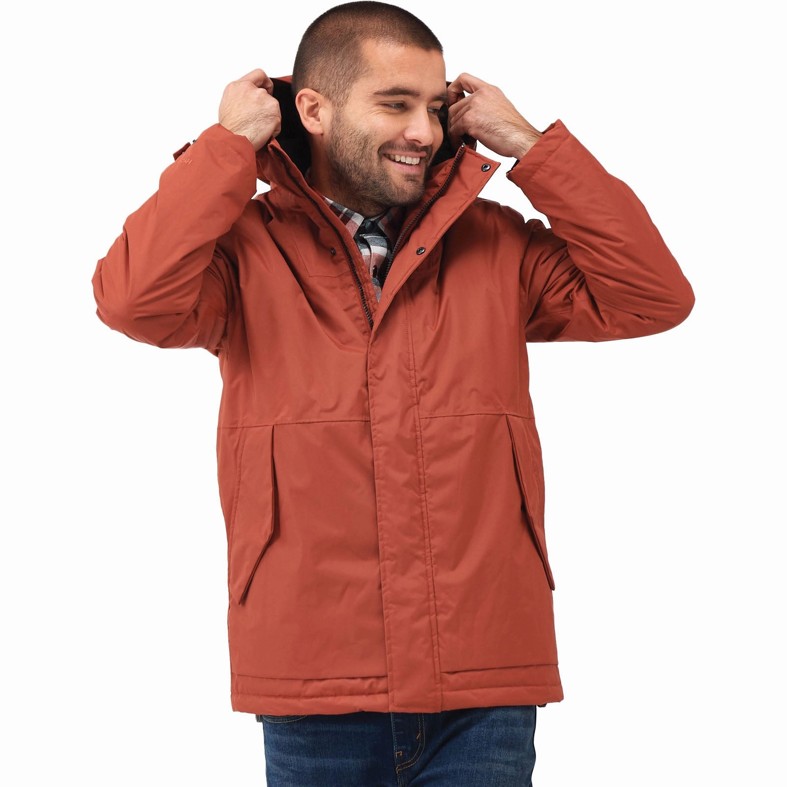 Regatta Mens Sterlings IV Waterproof Fleece Lined Jacket Bonded Seam Construction