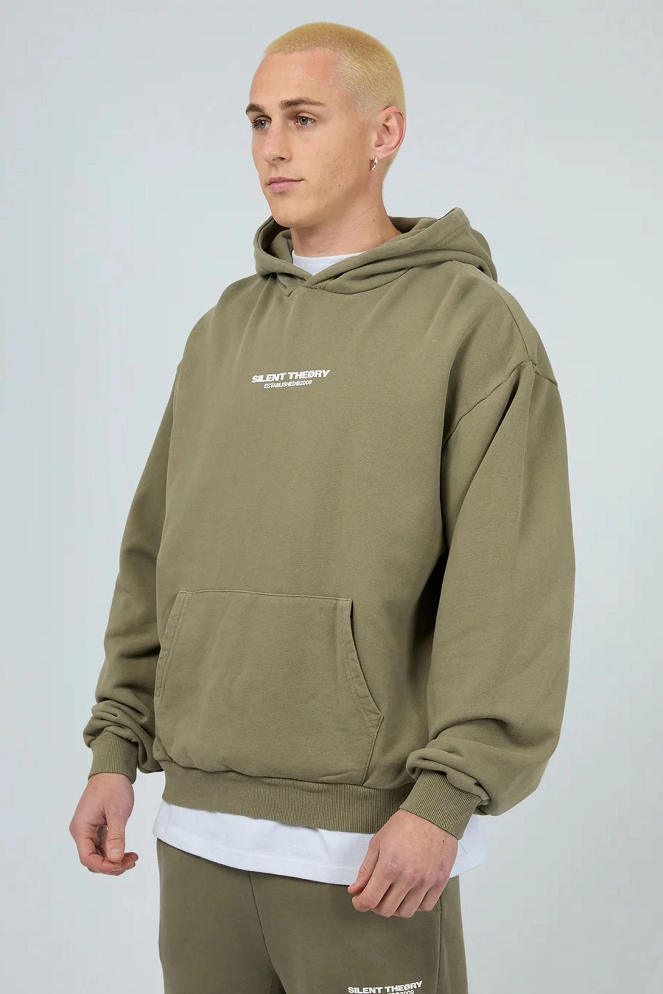 Essential Theory Hoodie Khaki Fashion Forward Layer