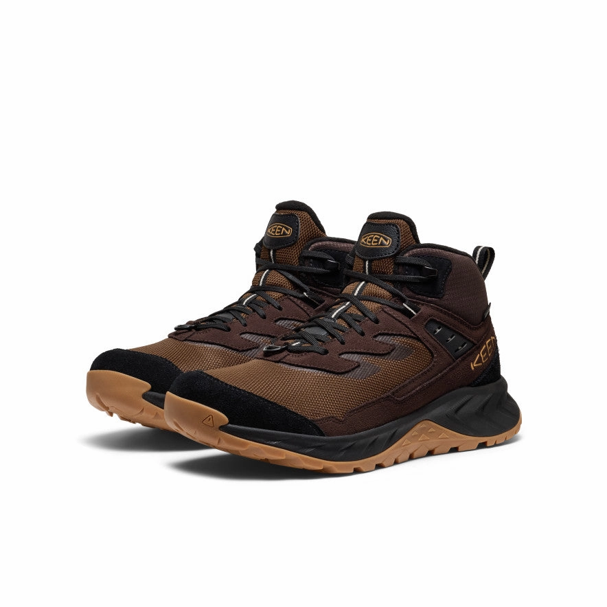 Rugged Built City Walking Italian Glam Men's Hightrail Polar Hiking Boot  |  Dark Earth/Java