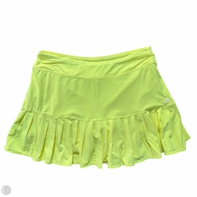 Fitted Cut Skirt Designer By Lilly Pulitzer In Yellow, Size: S