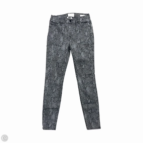 Trend Setter Vintage Lover Jeans Designer By Frame In Snakeskin Print, Size: 6